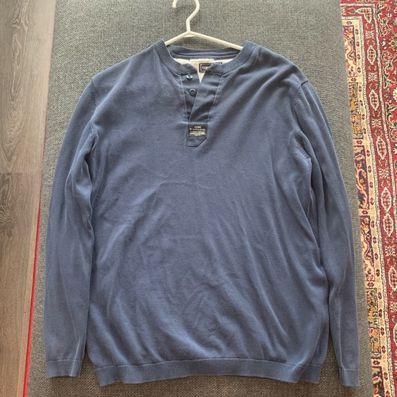 Jack and Jones Henley Long Sleeve Tee - Picture 1 of 3